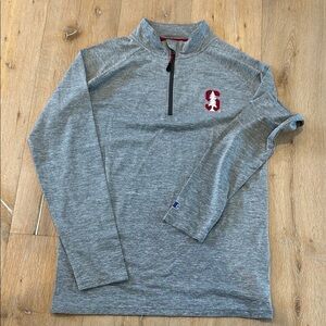 Champion Gray Zip-Up Men's Sweater